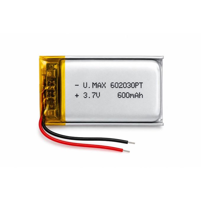 بطارية ليثيوم بوليمر 602030 قابلة للشحن 3.7 فولت 600mAh 1
