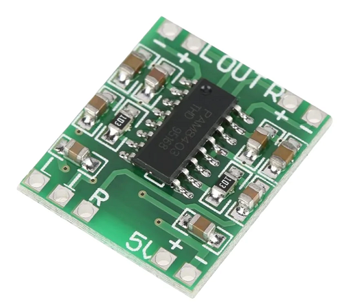 دائرة مكبر صوت PAM8403 ستيريو 5V بقدرة 2×3W لمشاريع الصوت والإلكترونيات